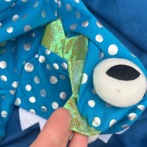 Martha Stewart PETS Vibrant Blue Dino Pet Outfit - Picture 6 of 8